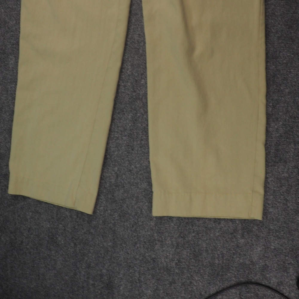 Tommy Bahama Pants Mens 34x34 Pleated Tan Solid Silk Cotton Island Coastal 3477 - Picture 2 of 11